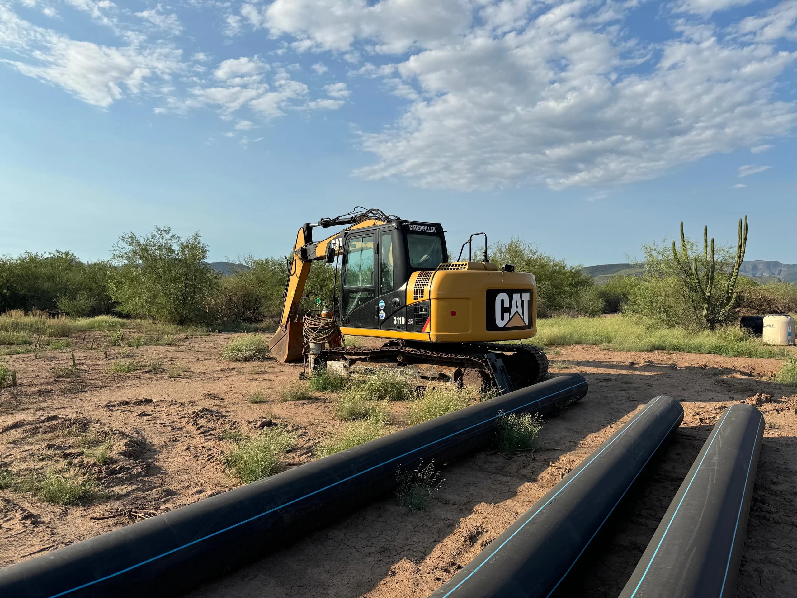 Red de riego — D.R. 018 Pueblo Yaqui (Vicam)