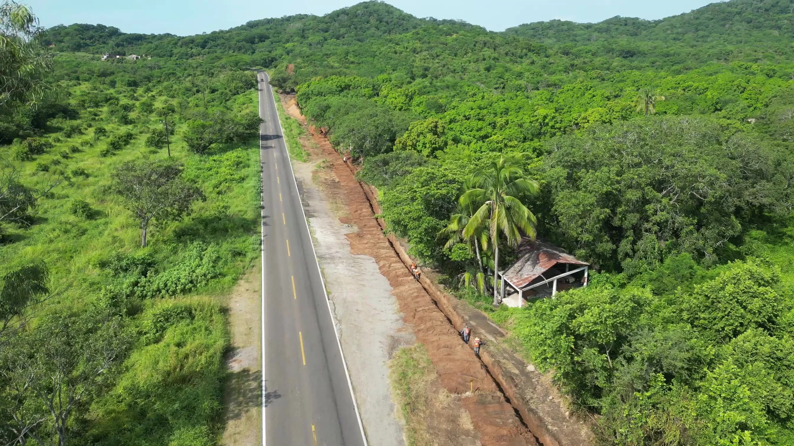 Acueducto Concordia — Línea de conducción y ramales